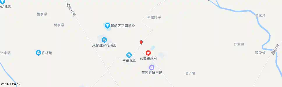 成都花园镇郫花路口_公交站地图_成都公交_妙搜公交查询2025