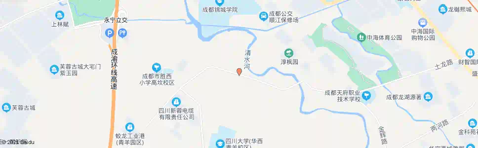 成都高坎二组_公交站地图_成都公交_妙搜公交查询2025