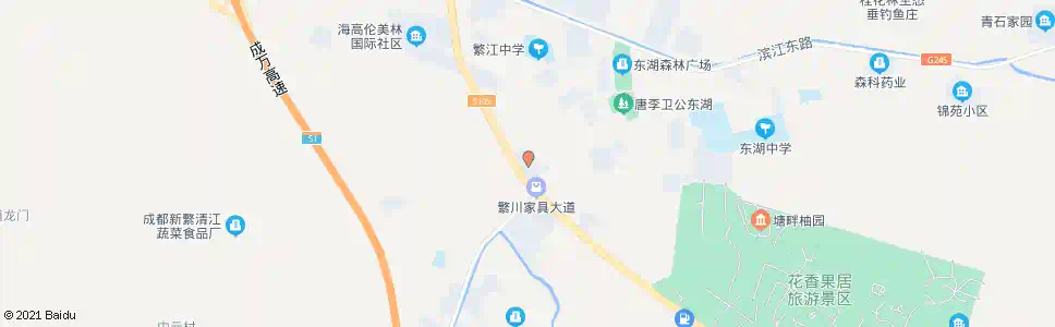 成都瑞峰新天地_公交站地图_成都公交_妙搜公交查询2025