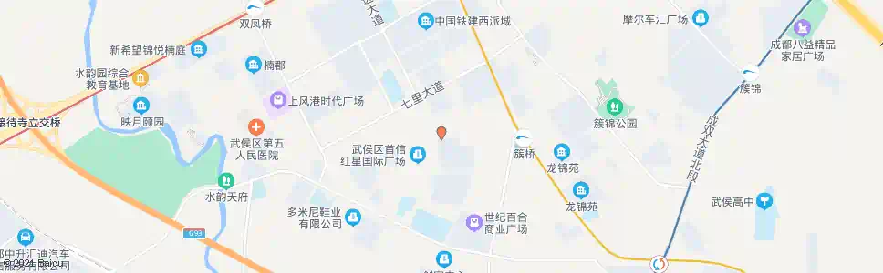 成都金履三路西_公交站地图_成都公交_妙搜公交查询2025