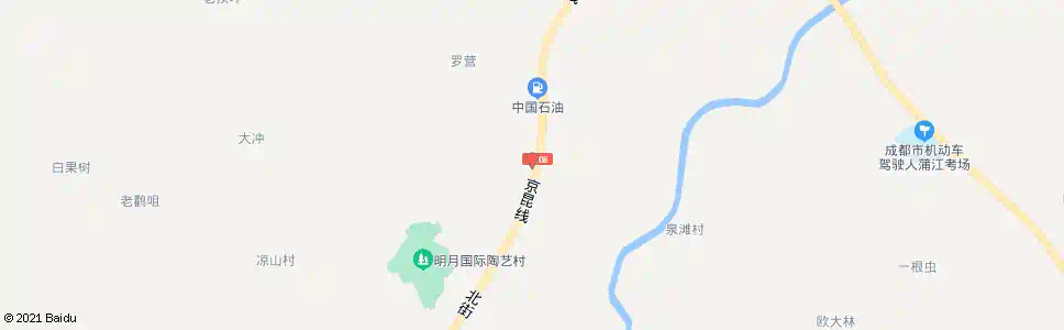 成都新民村_公交站地图_成都公交_妙搜公交查询2025