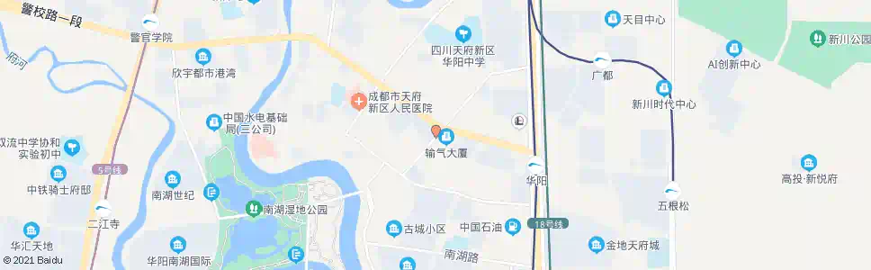 成都广都上街华阳大道口_公交站地图_成都公交_妙搜公交查询2025