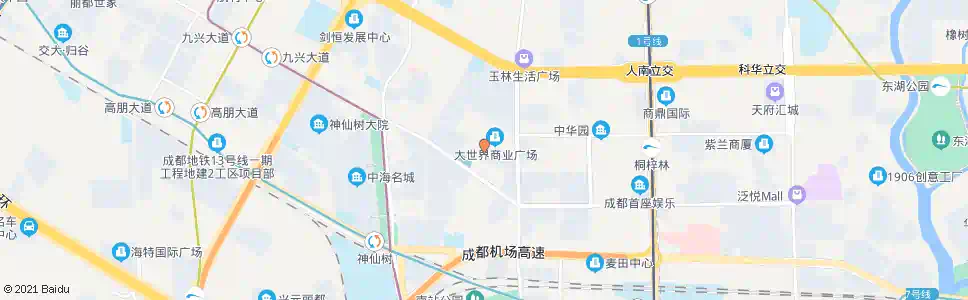 成都紫竹东街_公交站地图_成都公交_妙搜公交查询2025