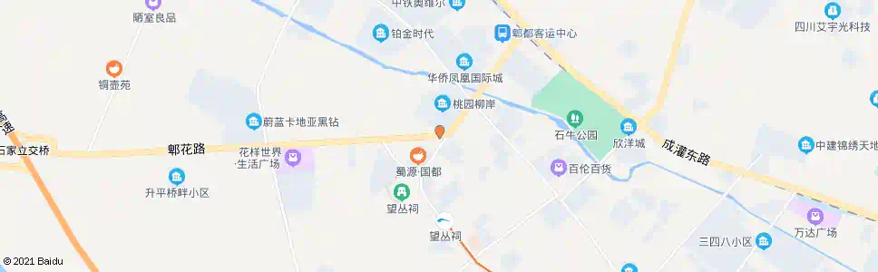 成都郫花路口_公交站地图_成都公交_妙搜公交查询2025