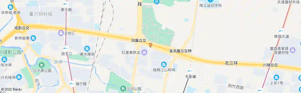 成都三环凤凰立交东外侧_公交站地图_成都公交_妙搜公交查询2025