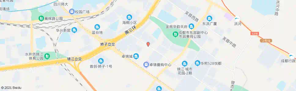 成都海棠路西_公交站地图_成都公交_妙搜公交查询2025
