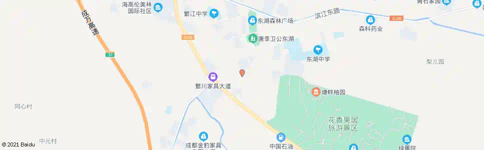 成都白鹤街口_公交站地图_成都公交_妙搜公交查询2025
