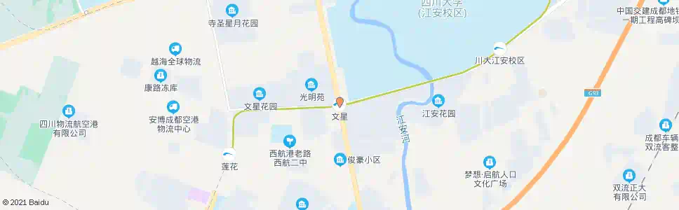 成都文星镇_公交站地图_成都公交_妙搜公交查询2025