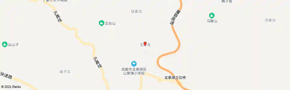 成都宝厂湾_公交站地图_成都公交_妙搜公交查询2025