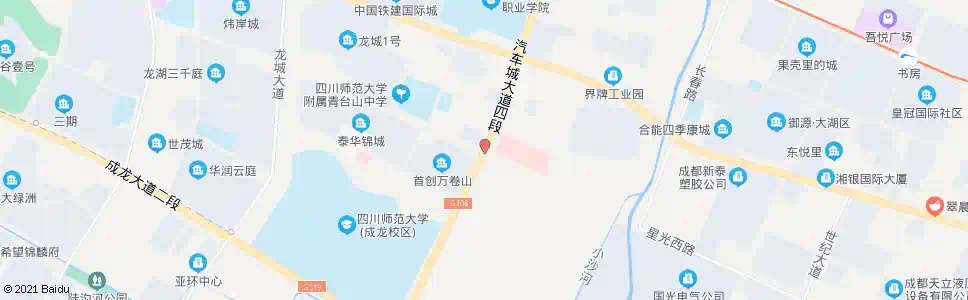 成都车城大道青台山路口_公交站地图_成都公交_妙搜公交查询2025