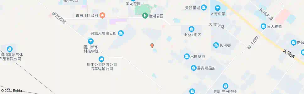 成都化工北路_公交站地图_成都公交_妙搜公交查询2025
