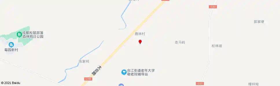成都鹿林村_公交站地图_成都公交_妙搜公交查询2025