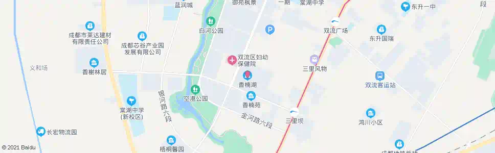 成都香楠湖_公交站地图_成都公交_妙搜公交查询2025