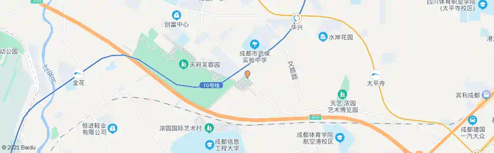 成都金花堰桥_公交站地图_成都公交_妙搜公交查询2025