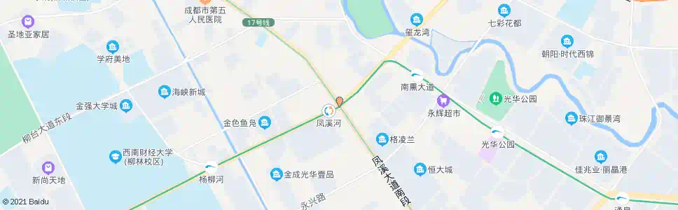 成都南熏大道二段口_公交站地图_成都公交_妙搜公交查询2025