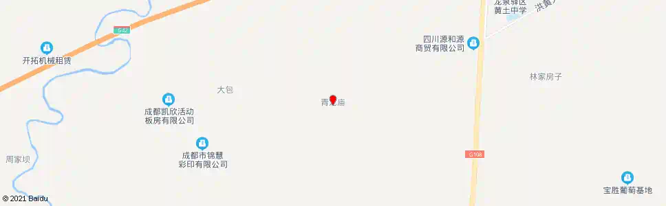 成都青龙庙_公交站地图_成都公交_妙搜公交查询2025