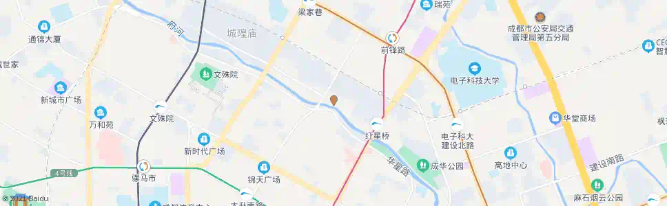 成都星辉东路_公交站地图_成都公交_妙搜公交查询2025