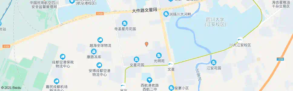 成都文星水厂_公交站地图_成都公交_妙搜公交查询2025