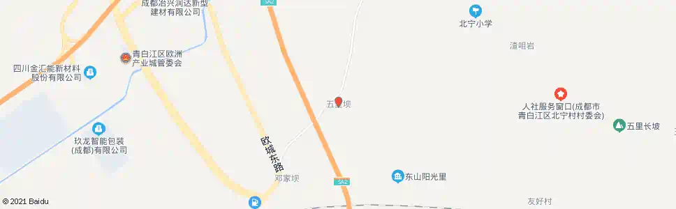 成都五里坝村_公交站地图_成都公交_妙搜公交查询2025