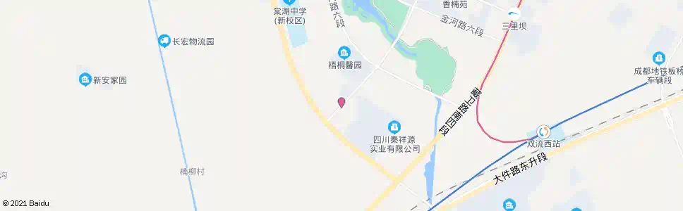 成都涧槽南街双楠大道口_公交站地图_成都公交_妙搜公交查询2025