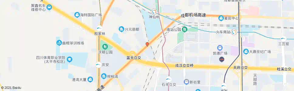 成都新北小区_公交站地图_成都公交_妙搜公交查询2025