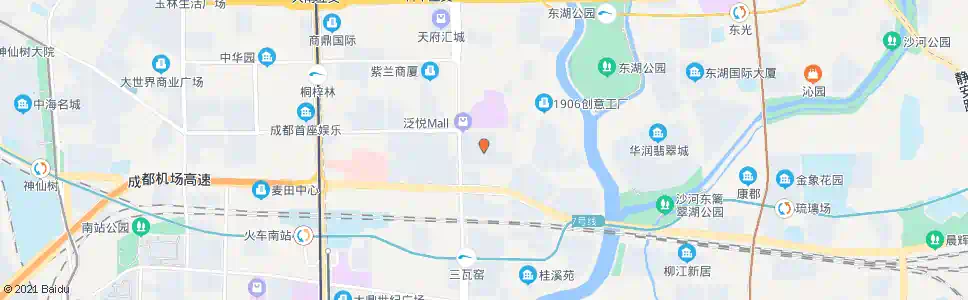 成都蓝天小区_公交站地图_成都公交_妙搜公交查询2025
