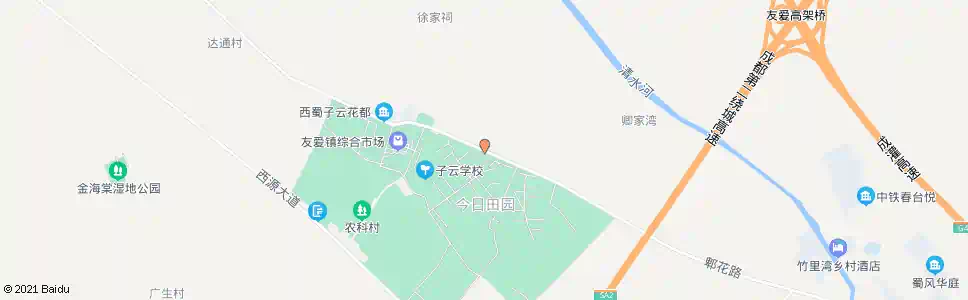 成都友爱镇_公交站地图_成都公交_妙搜公交查询2025