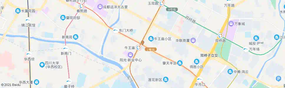 成都一环路东四段_公交站地图_成都公交_妙搜公交查询2025