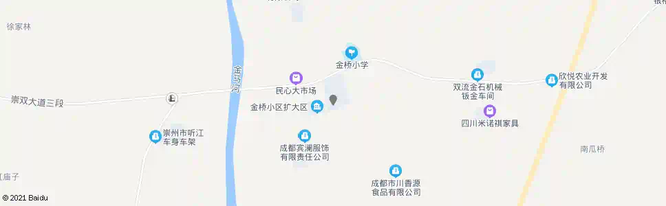 成都金桥小区_公交站地图_成都公交_妙搜公交查询2025