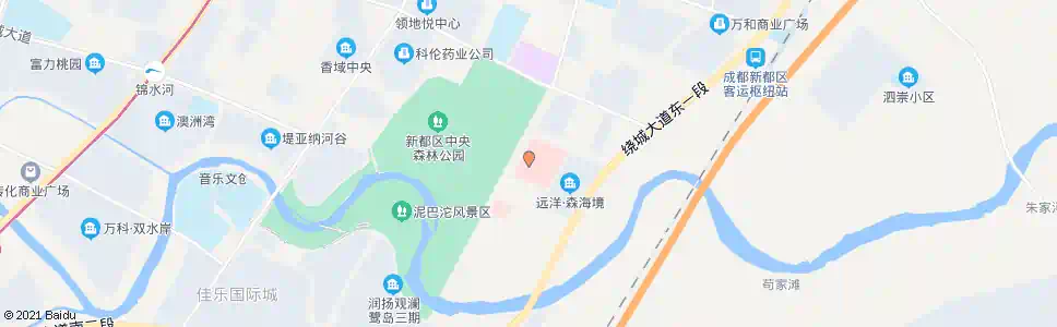 成都新都区医院新院区_公交站地图_成都公交_妙搜公交查询2025