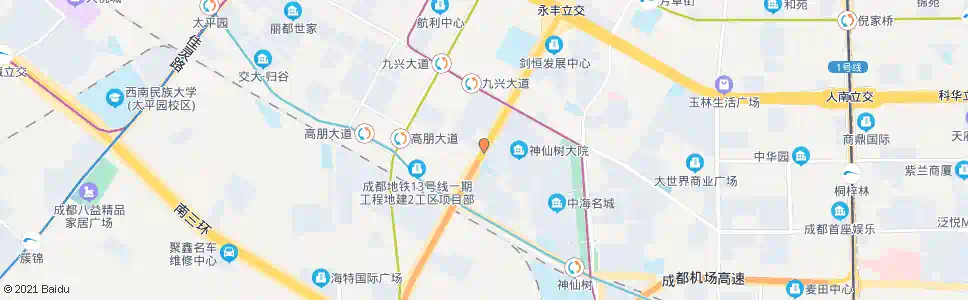 成都高棚子_公交站地图_成都公交_妙搜公交查询2025