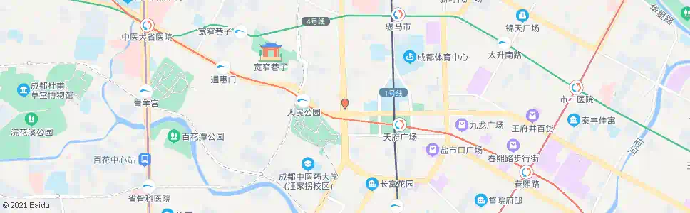 成都东城根上街_公交站地图_成都公交_妙搜公交查询2025