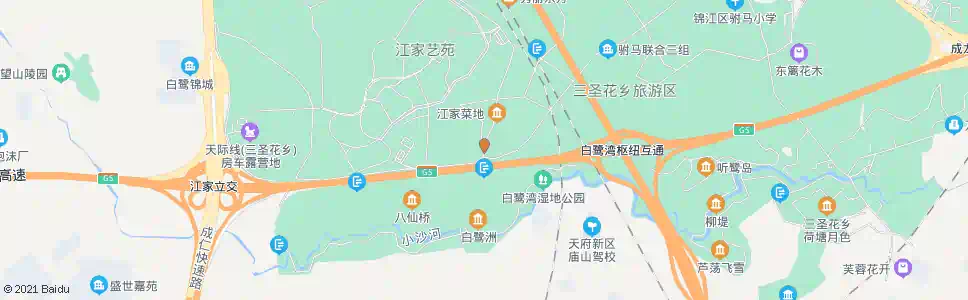 成都白鹭湾湿地_公交站地图_成都公交_妙搜公交查询2025