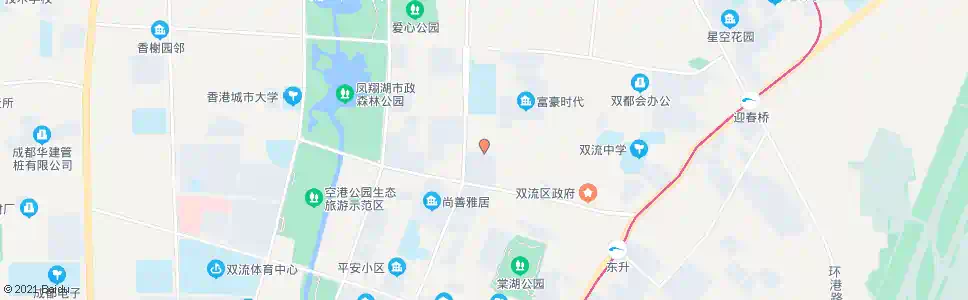成都花月中街_公交站地图_成都公交_妙搜公交查询2025