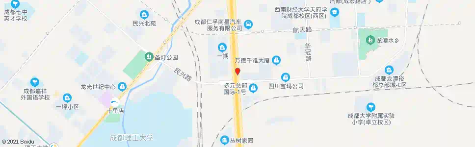 成都三环成致路口内侧_公交站地图_成都公交_妙搜公交查询2025