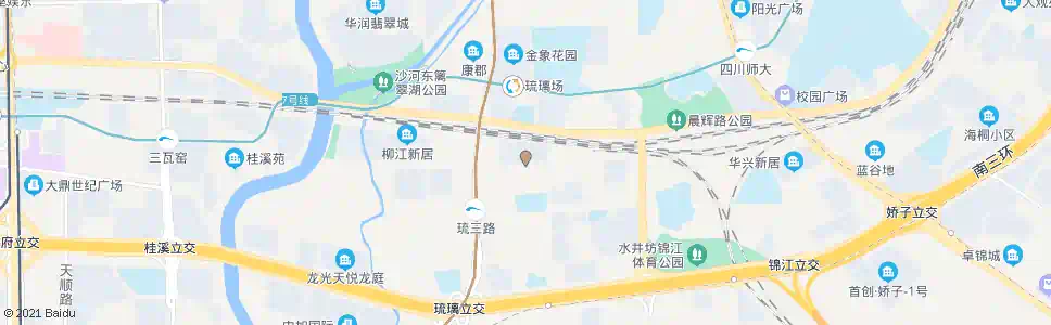 成都经天路中_公交站地图_成都公交_妙搜公交查询2025