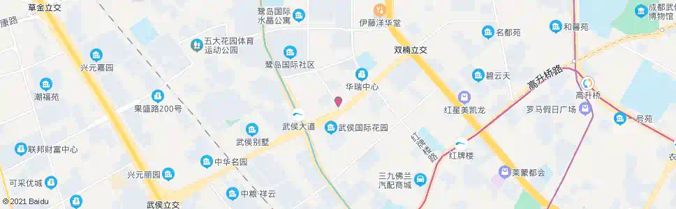 成都双丰路武侯大道口_公交站地图_成都公交_妙搜公交查询2025