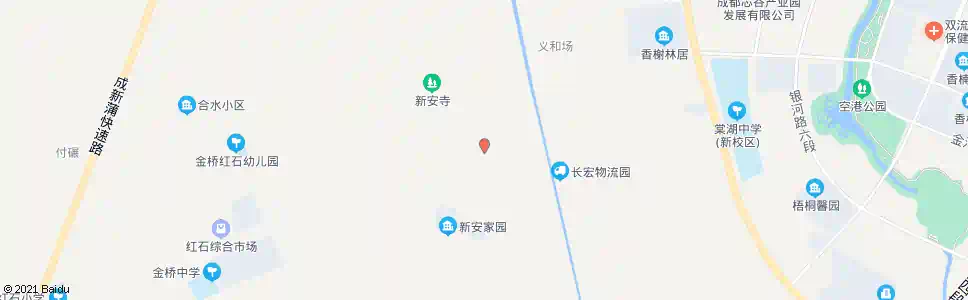 成都新安村_公交站地图_成都公交_妙搜公交查询2025