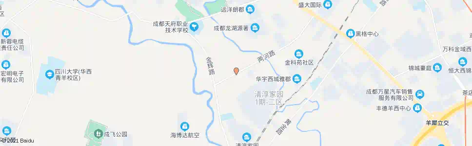 成都两河路西_公交站地图_成都公交_妙搜公交查询2025