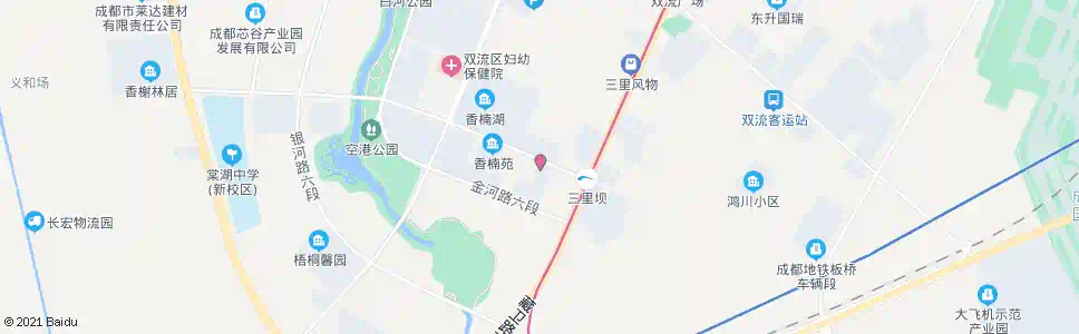 成都海棠公馆_公交站地图_成都公交_妙搜公交查询2025