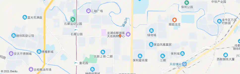成都大天路西_公交站地图_成都公交_妙搜公交查询2025