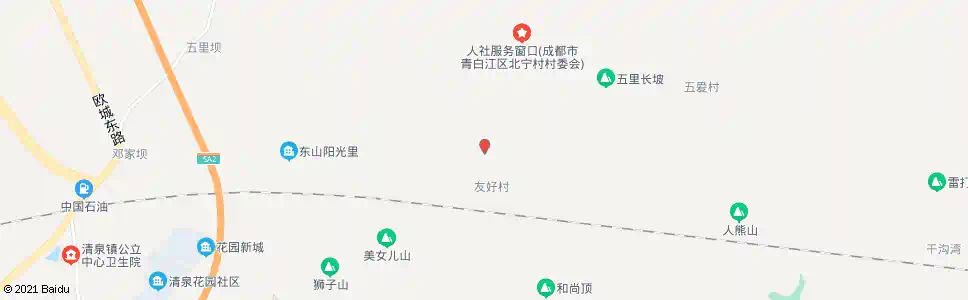 成都友好村九组_公交站地图_成都公交_妙搜公交查询2025