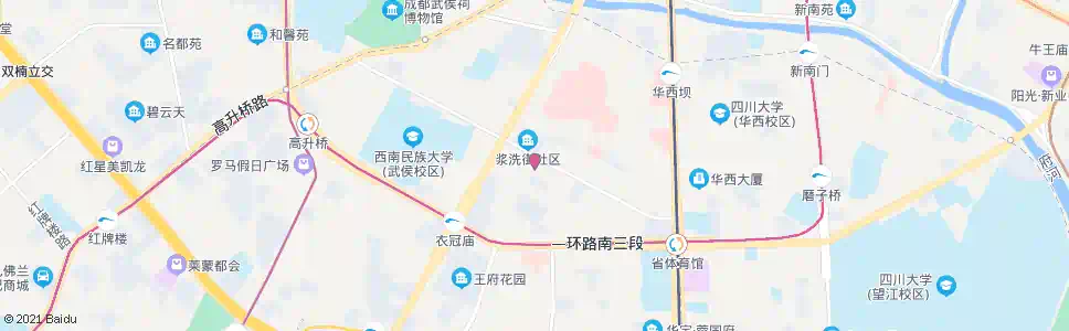 成都小天小区_公交站地图_成都公交_妙搜公交查询2025