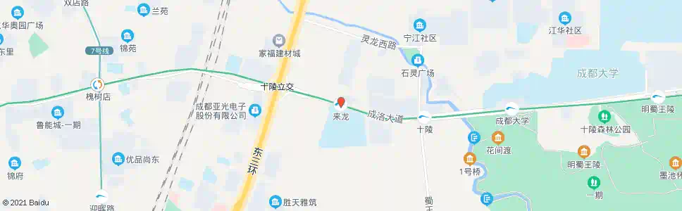 成都来龙路_公交站地图_成都公交_妙搜公交查询2025
