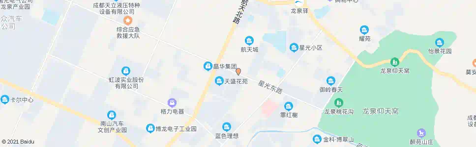 成都星光大道中段_公交站地图_成都公交_妙搜公交查询2025