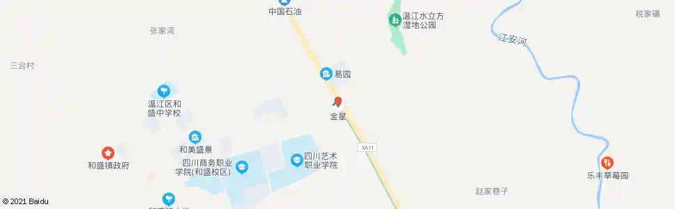成都金星店_公交站地图_成都公交_妙搜公交查询2025