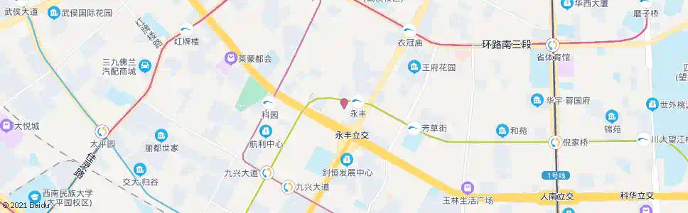 成都幸福家园北_公交站地图_成都公交_妙搜公交查询2025