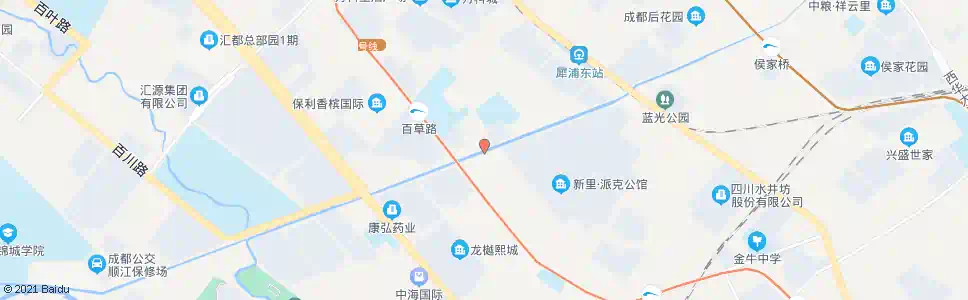 成都金粮路中_公交站地图_成都公交_妙搜公交查询2025