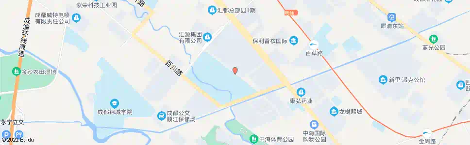 成都百叶路_公交站地图_成都公交_妙搜公交查询2025