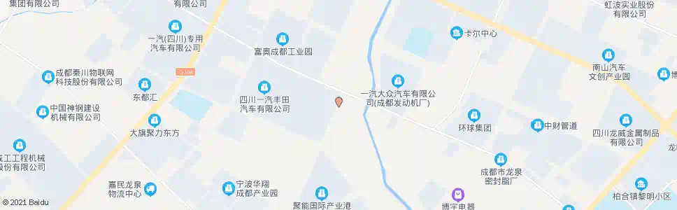 成都一汽丰田后门_公交站地图_成都公交_妙搜公交查询2025